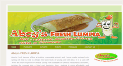 Desktop Screenshot of aboysfreshlumpia.com